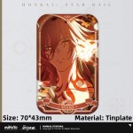 miHoYo HSR Amphoreus' Saga of Heroes Series Shiny Ticket Tinplate Badge Collectible Accessories